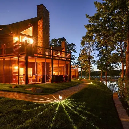 Luxury Lakefront Chalet Resort 2 Pools Free Amenities Dock Minigolf Waterslide
